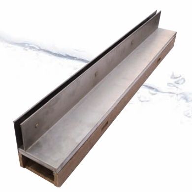 Caniveau à fente latérale - THIN COVERS - SIDE SLOT - GRIDIRON S.P.A. - Unipersonale - en polymère / en béton vibro-comprimé / pour espace public