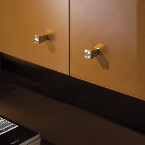 Bouton de meuble contemporain - LIB series - GRUPPO CONFALONIERI - en laiton