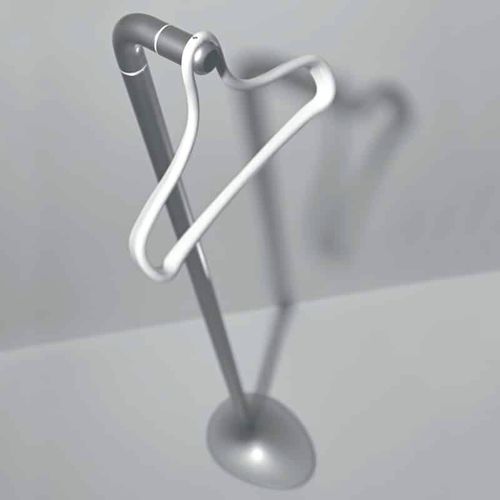 Valet de nuit au sol - CC00361/4 - GRUPPO CONFALONIERI - en acier / en nylon / contemporain