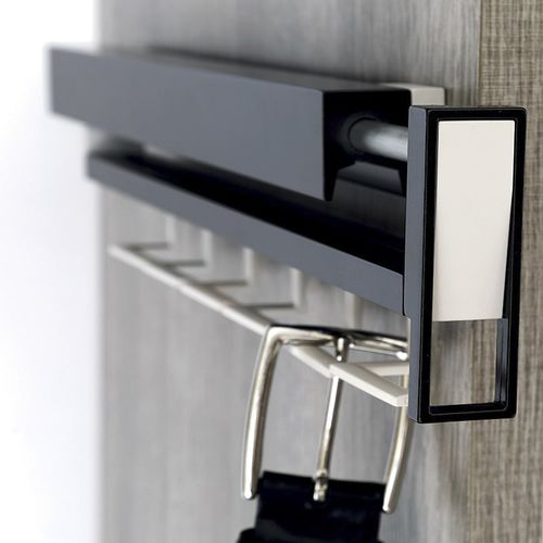 Porte-ceinture pour armoire - MA01202 - GRUPPO CONFALONIERI - en aluminium / noir / coulissant