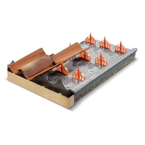 Panneau sandwich isolant pour toiture - PAN.THER SERIES - INDUSTRIE COTTO POSSAGNO - face en fibres de bois / âme en nid d'abeille en polypropylène