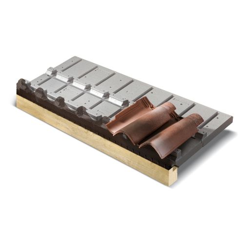 Panneau sandwich isolant pour toiture - PALLADIO SERIES - INDUSTRIE COTTO POSSAGNO - face en fibres de bois