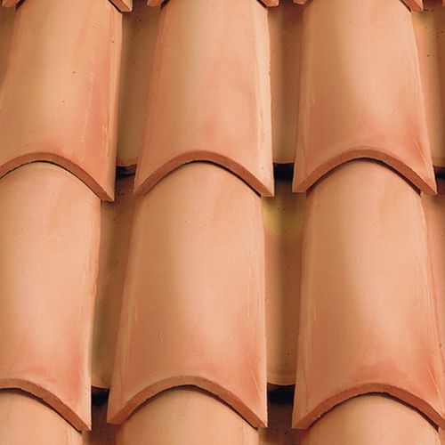 Tuile canal - COPPO UMBRO TOSCANO ROSATO - INDUSTRIE COTTO POSSAGNO - ventilée / en terre cuite