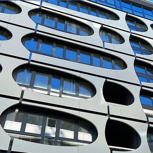 Bardage pour façade ventilée - ARIACOVERING ® - ALIVA - en panneaux / en aluminium / en tôle