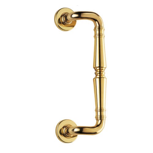 Poignée de tirage de porte - DANIELA SPOSTATO - MARTINELLI - en laiton / classique / aspect doré