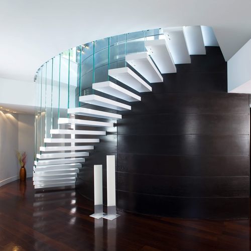 Escalier circulaire - C 121 - METALL CONCEPT - à marches en métal / structure en métal / professionnel