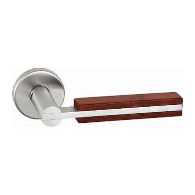 Poignée pour porte - YOD.001.00T8 - PBA - en inox / en bois / contemporaine