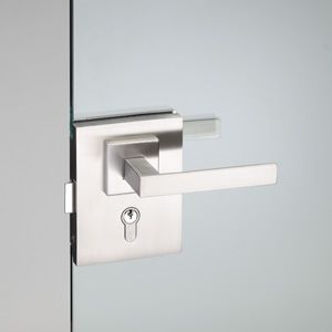 Poignée pour porte en verre - HGL_0IT_151 - PBA - en métal / contemporaine / avec serrure intégrée