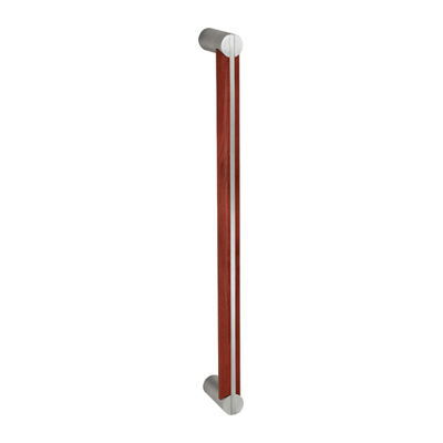 Poignée de tirage de porte - YOD.301.0020 - PBA - en inox / en bois / contemporaine