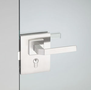 Poignée pour porte en verre - HGL_0IT_152 - PBA - en métal / contemporaine / avec serrure intégrée