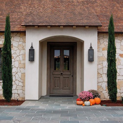 Porte d'entrée - PB FINESTRE - en bois / en aluminium / battante