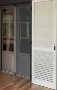 Moustiquaire coulissante - PB FINESTRE - fixe / pour porte