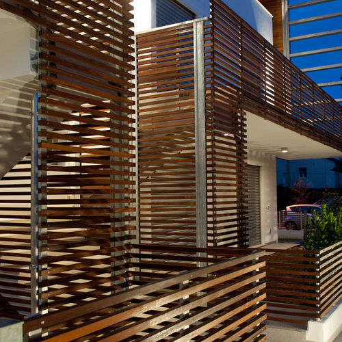 Brise-soleil en bois - RAVAIOLI LEGNAMI - pour façade / horizontal