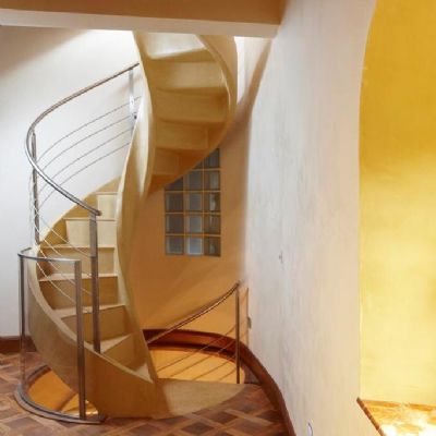 Escalier en colimaçon - ELI CA 12 - RIZZI - hélicoïdal / à marches en béton / structure en béton