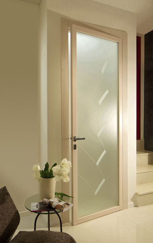 Porte d'intérieur - SQUARE - CRISTAL PORTE D'ARREDO - en bois / battante / coulissante