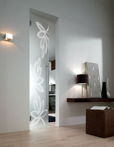 Porte d'intérieur - EXTRA-CLEAR GLASS - CRISTAL PORTE D'ARREDO - en verre / va-et-vient / pleine