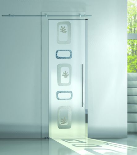 Porte d'intérieur - ITACA - CRISTAL PORTE D'ARREDO - en verre / coulissante / vitrée