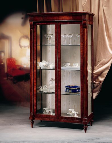 Vitrine de style - 998XBIS - SALCA ASIAGO - en bois / éclairée
