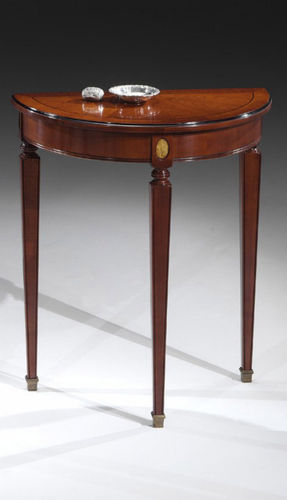 Console classique - 606X CIL - SALCA ASIAGO - en cerisier / avec piètement en cerisier / demi-lune