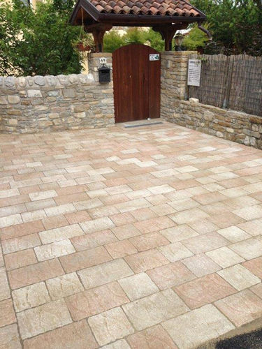 Pavé en pierre naturelle - BORGO SABBIA - FAVARO1 - antidérapant