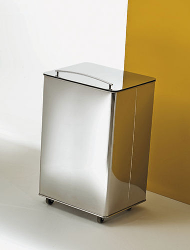 Poubelle publique - DIFFERENZIATA - GRAEPEL ITALIANA - en inox / avec roues / avec couvercle