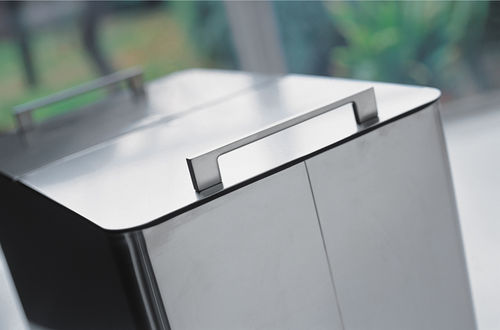 Poubelle publique - DIFFERENZIATA NEW - GRAEPEL ITALIANA - de tri sélectif / en inox / avec roues