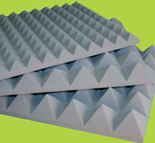 Panneau d'absorption acoustique mural - ISOTEK STOP - N.D.A. NUOVE DIMENSIONI AMBIENTALI - en mousse / pyramidal / professionnel