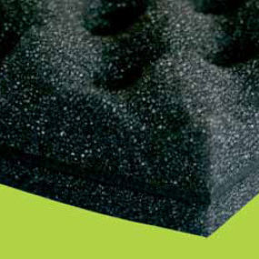 Isolant thermo-acoustique - AKUSTIK GUM FOAM - N.D.A. NUOVE DIMENSIONI AMBIENTALI - en mousse de polyuréthane / en panneaux / incombustible