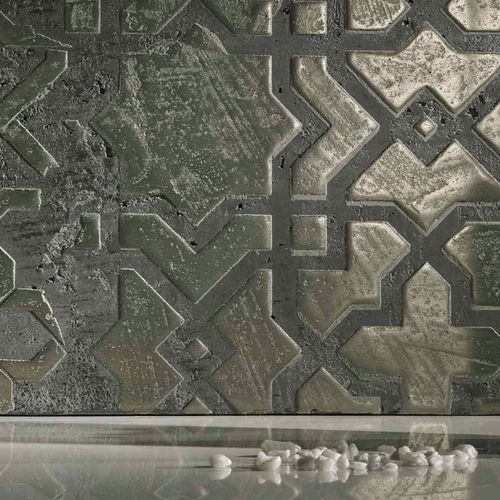 Carrelage en grès cérame - TANGIER LATTICE - NOVACOLOR - poli / à relief / d'intérieur
