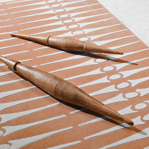 Carrelage en grès cérame - IMANY TAPESTRY - NOVACOLOR - poli / à relief / d'intérieur