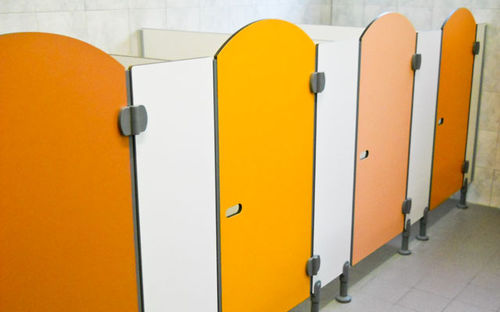 Cabine sanitaire en acier - GK 1-T - GES GROUP - pour WC / pour école maternelle