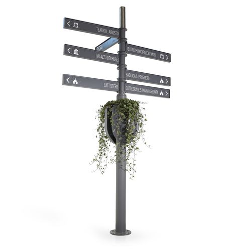 Panneau signalétique en acier galvanisé - DIRECTIO - FI.MA DI MASINI E FIGLI - d'orientation / d'extérieur