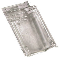 Tuile à emboitement - BEAUVOISE HUGUENOT - EDILIANS - en verre / petit moule / transparente