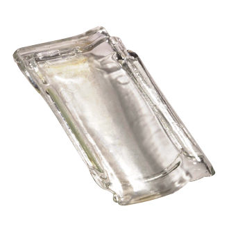 Tuile à emboitement - PANNE H2 HUGUENOT - EDILIANS - en verre / petit moule / transparente