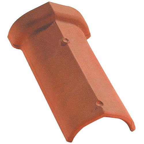 Tuile de rive - 758  - EDILIANS - en terre cuite / petit moule / rouge