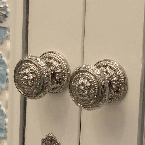 Bouton de porte classique - LIONE - SALICE PAOLO - en laiton / satiné / poli