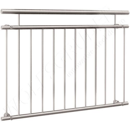 Garde-corps en inox - B02 - WOLFSGRUBER - à barreaux / d'extérieur / pour escalier