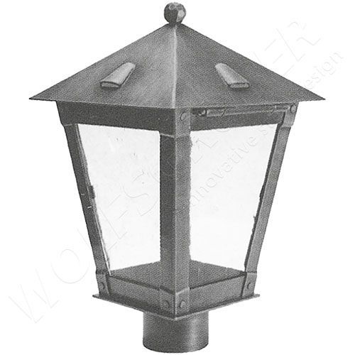 Lanterne urbaine contemporaine - 850 series - WOLFSGRUBER - en acier / en bronze / d'extérieur