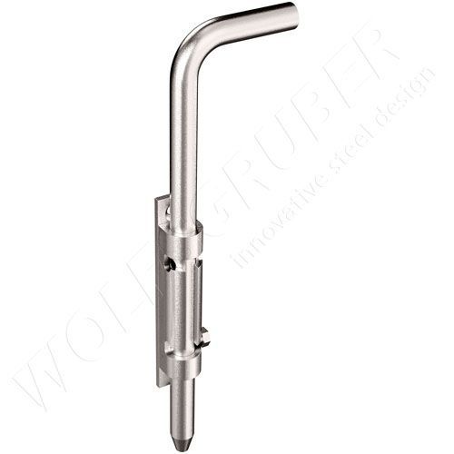 Verrou en acier - 68487 - WOLFSGRUBER - en inox brossé / pour portail
