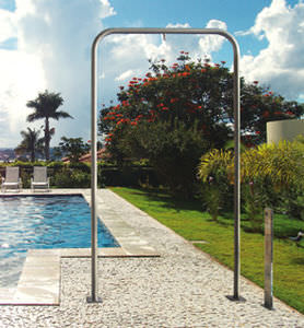 Douche de jardin de piscine - ARSC32 - SOEMA - en acier inoxydable