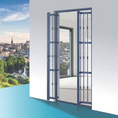 Grille de sécurité pour fenêtre - MULTIPLA CLT - STEEL PROJECT - pour porte / en acier inoxydable