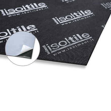 Sous-couche résiliente en rouleau - IsolTile AD - TECNASFALTI (ISOLMANT) - en polyéthylène haute densité / expansé / isolant