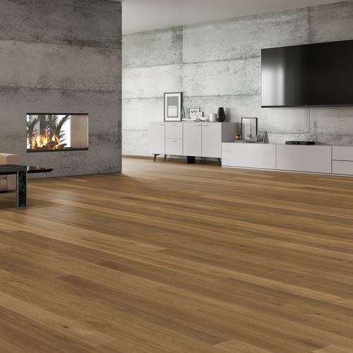 Parquet contrecollé - CARAMEL - tilo GmbH - en chêne / huilé / brossé