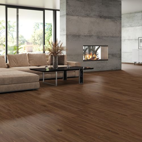 Parquet contrecollé - F1085 - tilo GmbH - en noyer / huilé / brossé