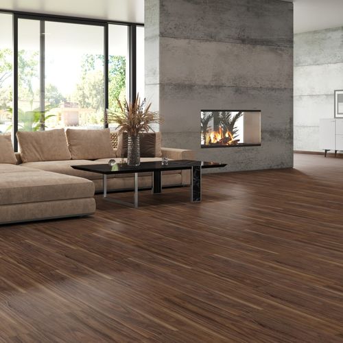 Parquet contrecollé - LUXURY - tilo GmbH - en noyer / en vinyle / brossé