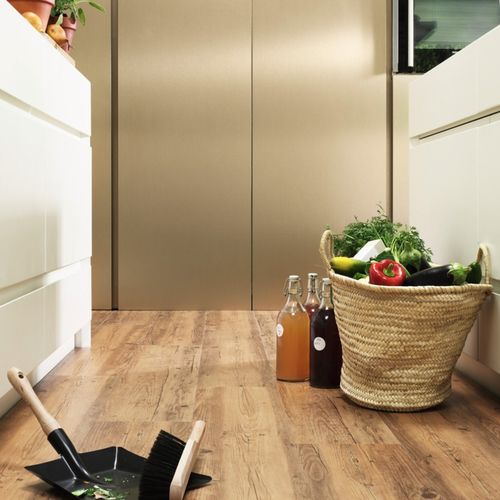 Parquet contrecollé - HASEL - tilo GmbH - en épicéa / en vinyle / verni