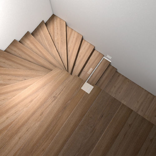 Marche en bois - COMPACT - tilo GmbH - sur mesure