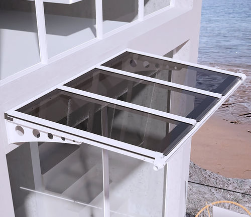Auvent pour porte - PIANA - MIONI - pour fenêtre / aluminium / en acier