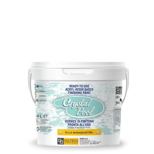Peinture de protection - CRYSTAL POOL - VOLTECO - de finition / d'extérieur / pour bassin