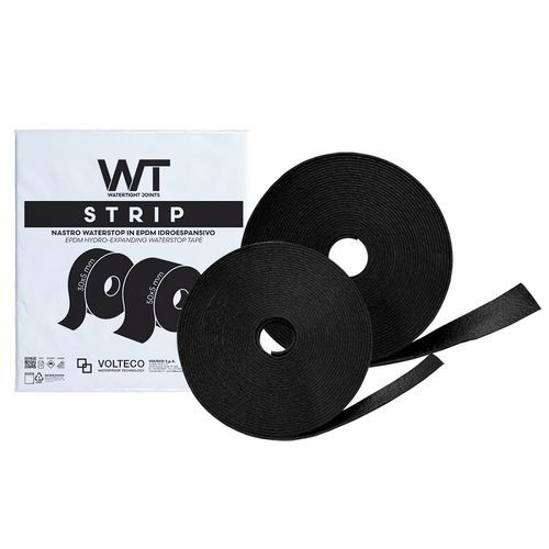 Joint waterstop en linoléum - WT STRIP - VOLTECO - en EPDM / en copolymère / pour béton
